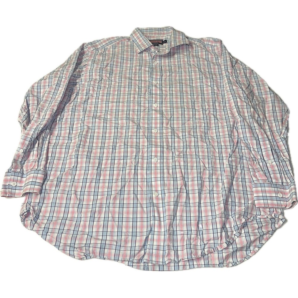 Vineyard Vines Baron Shirt 100% Cotton Men's XL Long Sleeve Button Up Shirt Pink